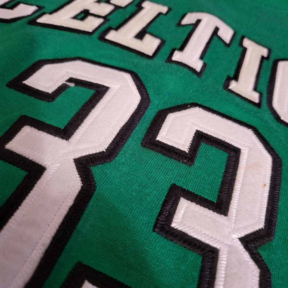 Vintage Boston Celtics NBA Larry Bird Hardwood Classics XXL green shirt